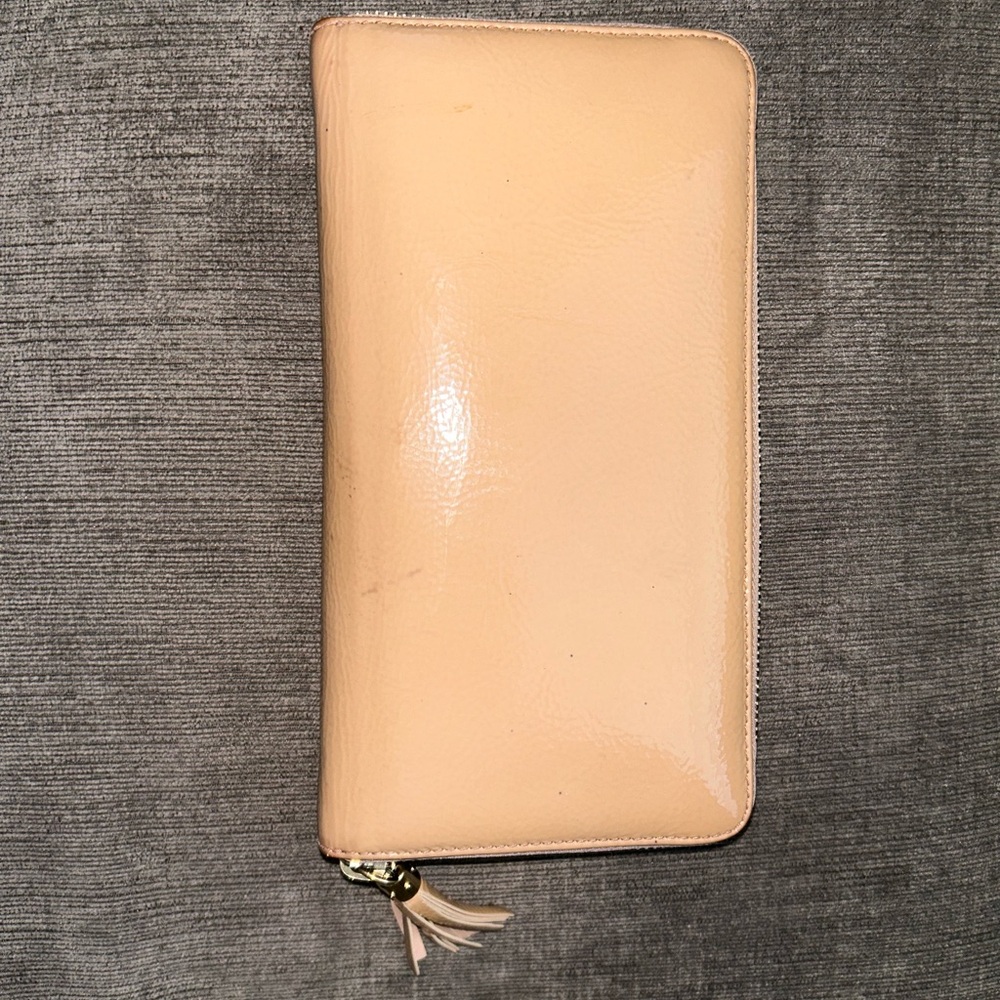 Gucci Soho Light Beige Leather Zip Wallet - Picture 2 of 4